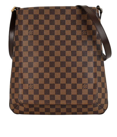 Musette GM, £550, Handbags, Brown, Canvas, Front view